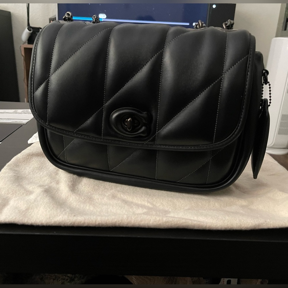 Coach Pillow Madison - Black/Pewter